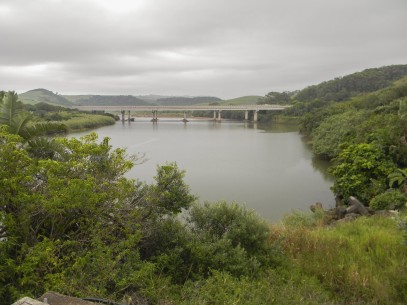 The motor bridge (N2 freeway) over the Mtwalume river