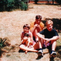 Bloemfontein 1993 at our home in Fichardtpark