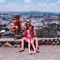Bloemfontein 1993 Naval Hill met die stad in die agtergrond